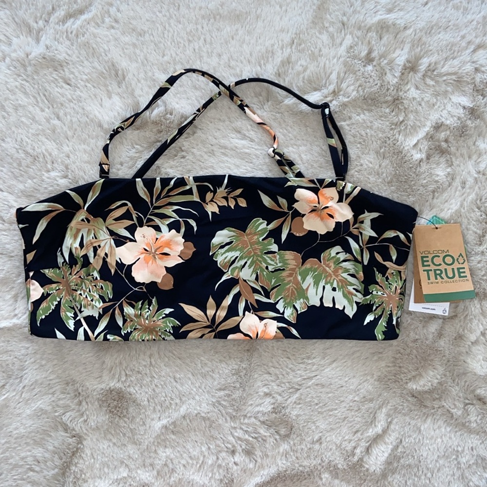 Volcom For the Tide Tube Bikini Top NWT